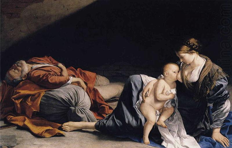 Orazio Gentileschi Rest on the Flight to Egypt china oil painting image